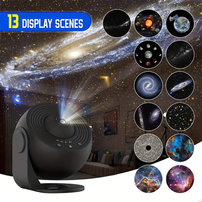 Galaxy Projector with 13 Film Discs – Bring the Universe to Your Room