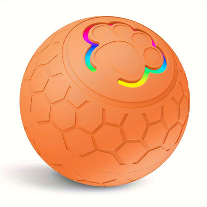 [Interactive Smart Dog Ball] Interactive Smart Dog Ball - 1-Pack 56mm/2.22in Auto Jump & Play Fetch Toy | Type-C Rechargeable, Long-Lasting Battery, Pixelated Design for Puppy Training & Playtime, USB Rechargeable, Userfriend