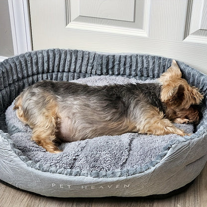 Ultra-Soft Luxurious Dog Bed Kennel - Pet Beds - Plush, Bite-Resistant, Dirt-Proof, Comfort, Four Seasons Use, Machine Washable, Perfect Living Room Pet Haven with Easy Care